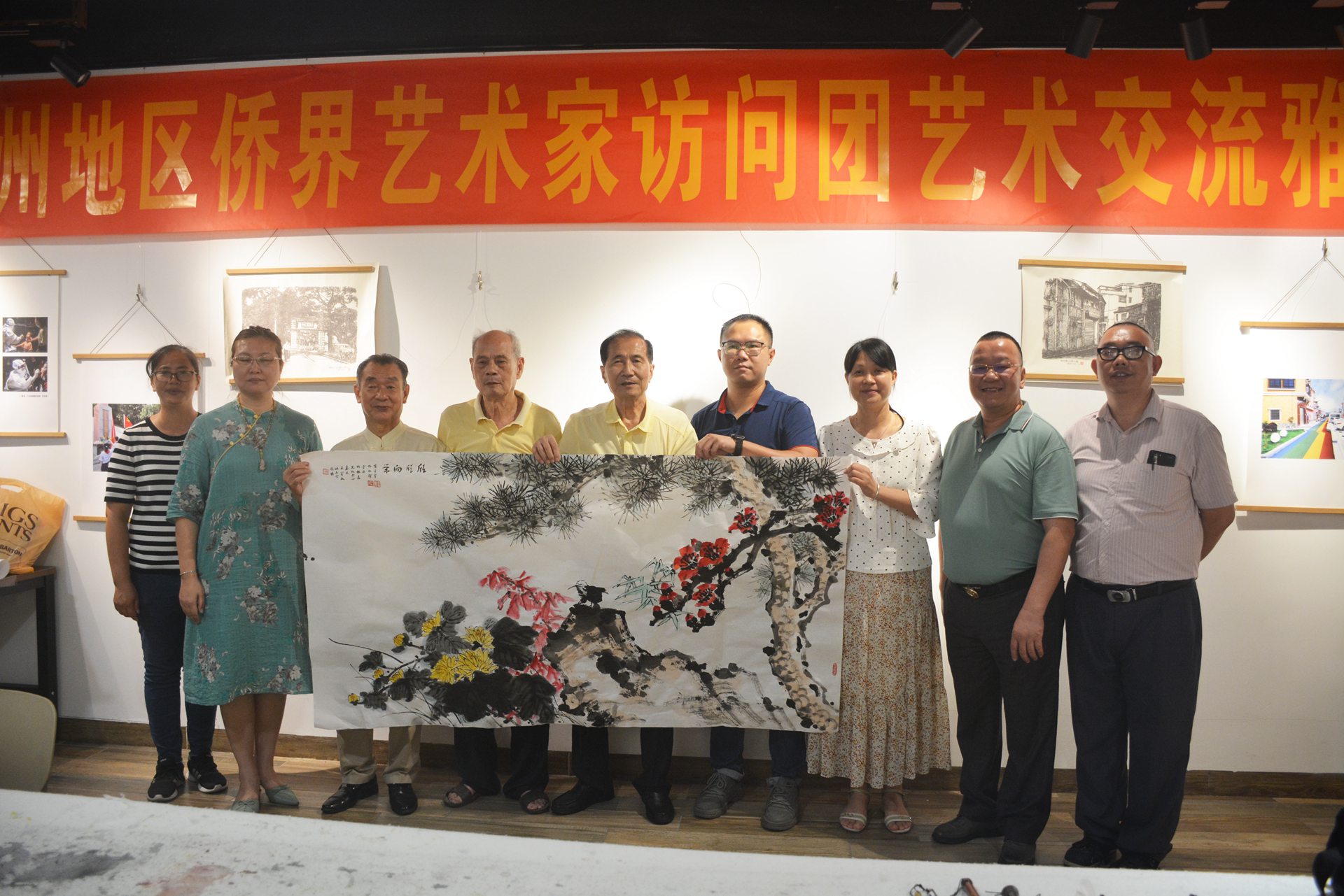 广州地区侨界艺术家代表团走进杜阮寻找最美侨乡-图片1