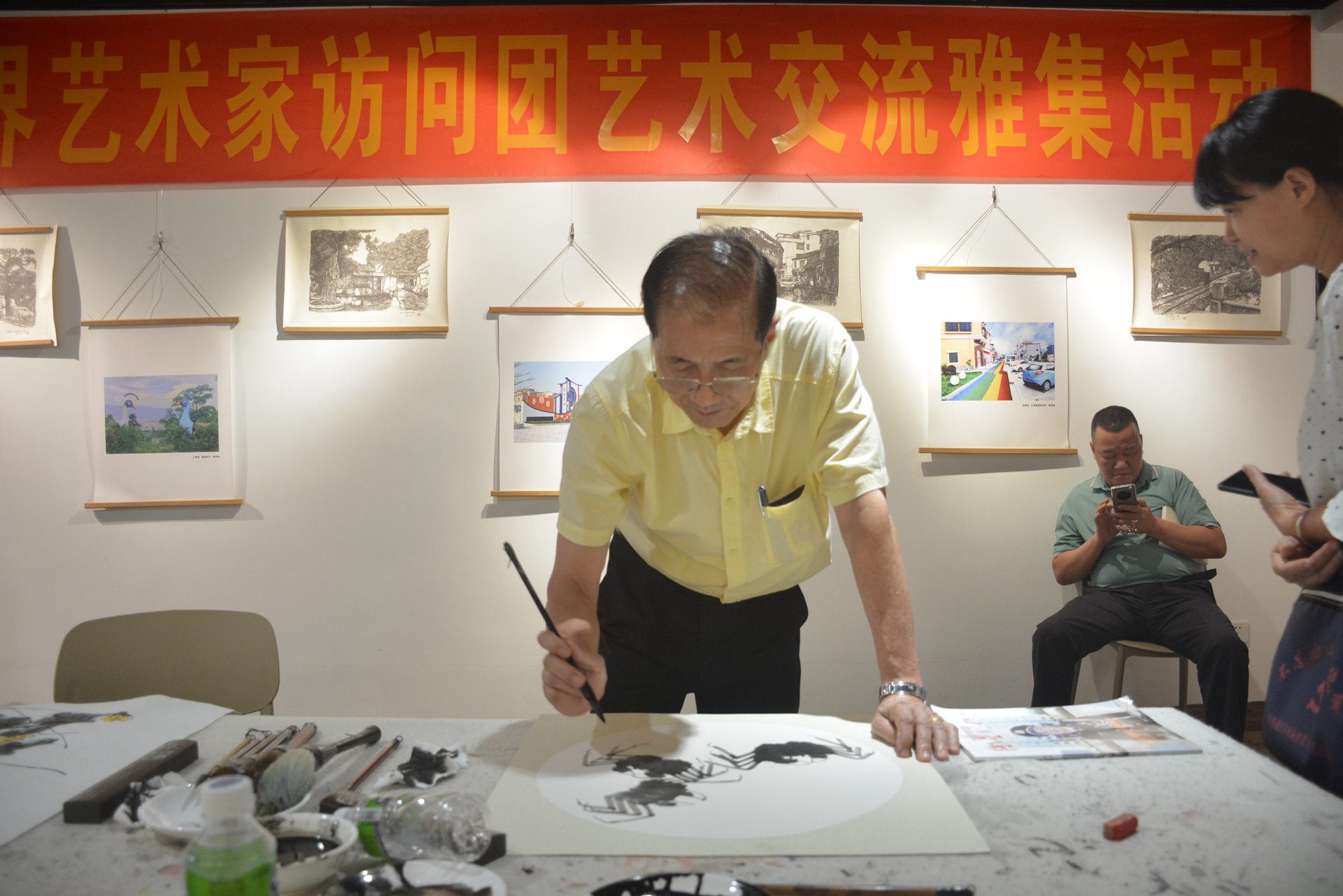 广州地区侨界艺术家代表团走进杜阮寻找最美侨乡-图片4