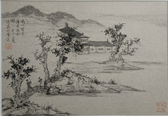 蒋旭峰“率真淳厚”山水画展在东钱湖举行-图片3