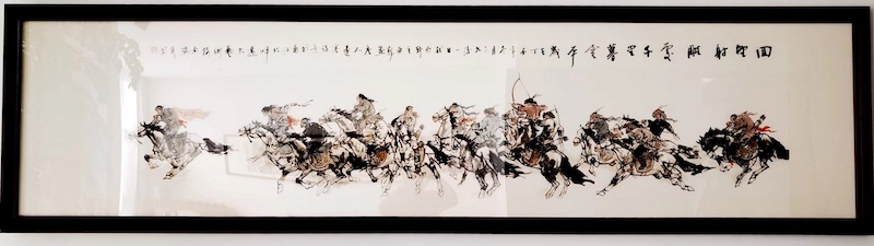 金融助力文化产业，恒丰银行罗雁南一行走进陈亚非听雨轩画室-图片2