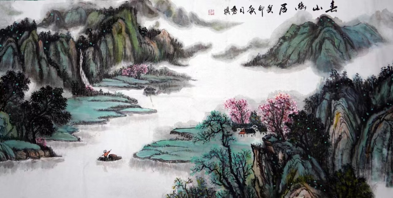 三槐书院举办纪念毛泽东诞辰130周年网络书画展-图片33