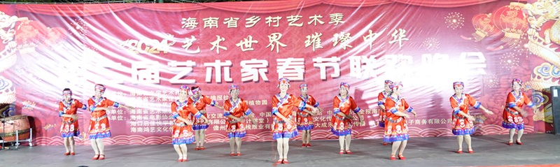 第二届海南省艺术家春节联欢晚会绽放海南热带植物园（儋州园区）夜空-图片3