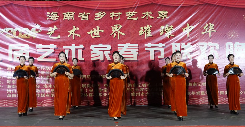 第二届海南省艺术家春节联欢晚会绽放海南热带植物园（儋州园区）夜空-图片6