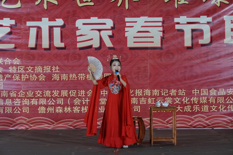 第二届海南省艺术家春节联欢晚会绽放海南热带植物园（儋州园区）夜空-图片8