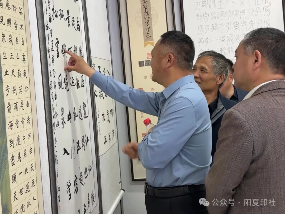河南：太康县文联首届书法篆刻作品展圆满启幕-图片2